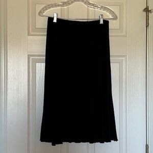 Women's West End Black Skirt Elastic Waistband Size Large Good Condition